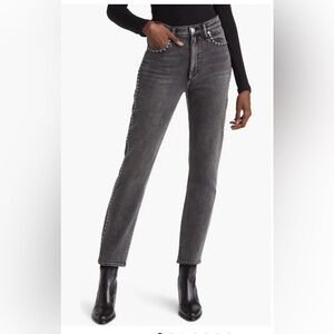 RAG & BONE WREN STUD STRETCH JEANS SIZE 28. Pristine condition. Never worn.